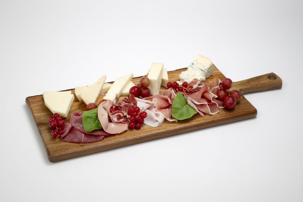 Plateau La Doppio – Duo de charcuterie et fromages italiens artisanaux (600g) pour vos événements à Paris